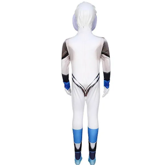 Astro Bot Cosplay Kostume Jumpsuit Festlig Udklædning Heldragt 140