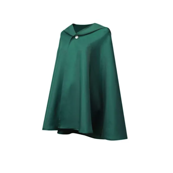 Attack On Titan Cloak Anime Cosplay kostume Grøn Cape Halloween L 2XL