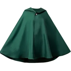 Attack On Titan Cloak Anime Cosplay kostume Grøn Cape Halloween L 2XL