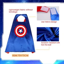 Avengers Helte, Avengers Masker - Kappe+Øjenmaske Cosplay-FQ- Black transformers