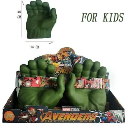 Avengers Hulk Handsker Smash Hånd Kids Cosplay Legetøj Et Par Næver (FMY)