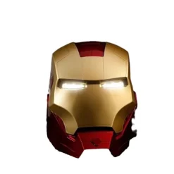 Avengers Legends Iron Man Elektronisk Hjelm Mænd Børn 1:1 Bærbar Iron Man Hjelm Knapkontrol Deformeret Cosplay Rekvisitter Gaver-FS-