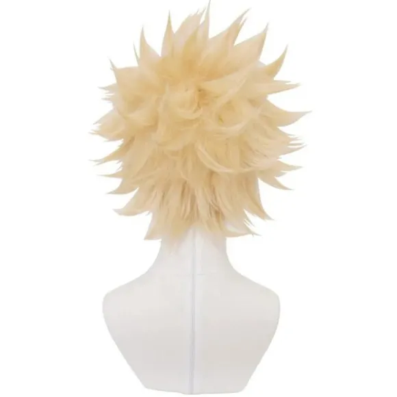 Bakugou Katsuki Paryk Blonde Parykker Med Pandehår Cosplay Rekvisit Anime Kostume Rekvisitter Til Manga Anime My Hero Academia