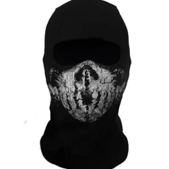 Balaclava med dødningehoved - Moto Maske til Call of Duty-fans - Farve: B