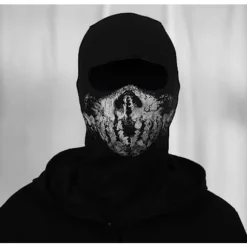 Balaclava med dødningehoved - Moto Maske til Call of Duty-fans - Farve: B