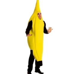 Banan Kostume til Voksne - One Size - Gul