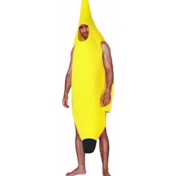 Banan Kostume til Voksne og Børn, Nemt Gruppekostume til Halloween, Julefester