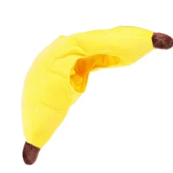 Bananformet hat til voksne, fantastisk til temafester, letvægtsmateriale