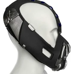 Bane Maske The Dark Knight Rises Cosplay Kostume Tilbehør PVC Rekvisitter Sort