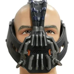 Bane Maske Voksen Kostume Tilbehør til Dark Knight Cosplay Rekvisitter Zomb