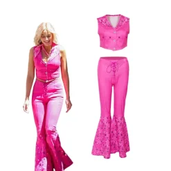 Barbie - Kostume - Drøm - Coplay Halloween - Pink S
