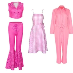 Barbie - Kostume - Drøm - Coplay Halloween - Pink S