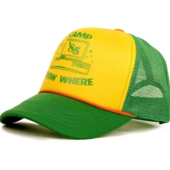 Baseballkasket Cosplay Merchandise Dustin Kostumer Hat (Gul/Grøn)