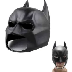 Batman Fuld Maske Med Hætte The Dark Knight Rises Latex Hjelm Voksen Cosplay Prop J_Lucky_B
