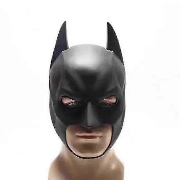 Batman Fuld Maske Med Hætte The Dark Knight Rises Latex Hjelm Voksen Cosplay Prop J_Lucky_B