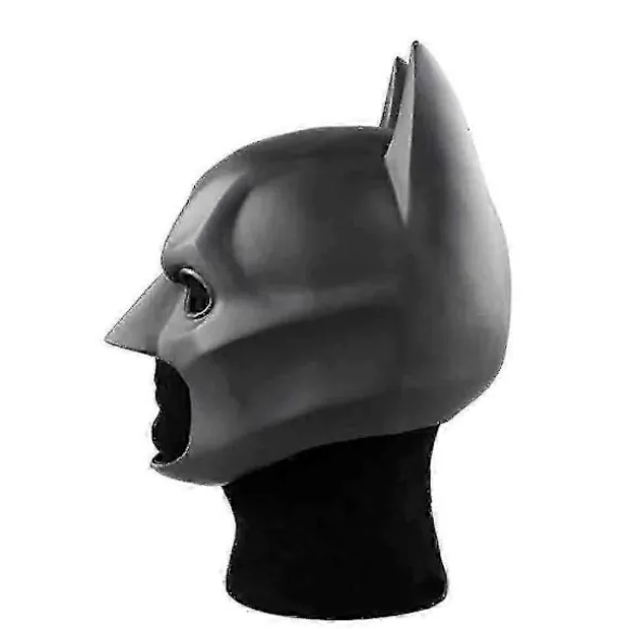 Batman Fuld Maske Med Hætte The Dark Knight Rises Latex Hjelm Voksen Cosplay Prop J_Lucky_B