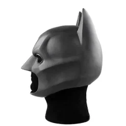 Batman Fuld Maske Med Hætte The Dark Knight Rises Latex Hjelm Voksen Cosplay Prop J