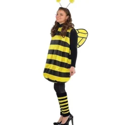Bee Cosplay-kostume med vinger Bee-kostumetilbehør W XL