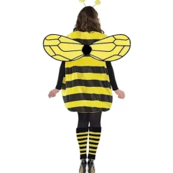 Bee Cosplay-kostume med vinger Bee-kostumetilbehør W XL