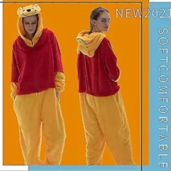 Behagelig Unisex Voksen Onesie Pyjamas Dyr Heldragt Halloween Kostume Nattøj - (Lille Pingvin)[CO]