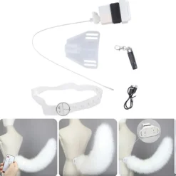 Bevægelig Hale Skelet DIY Fursuit Hale Elektrisk Hale Skelet Cosplay Rekvisitter