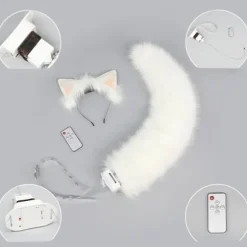 Bevægelig Hale Skelet DIY Fursuit Hale Elektrisk Hale Skelet Cosplay Rekvisitter