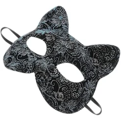 Blå Kat Maske til Maskerade Cosplay Maske med Elastikbånd[HK]