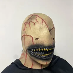 Blindless Wizard Maske Dæmon Skræmmende Heksemaske, Horror Uhyggelige Masker, Halloween Fest Sceneoptrædener Spøgelseshusrekvisitter