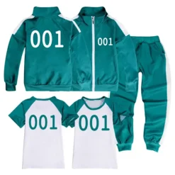 Blæksprutte kostume til drenge, piger, 456, jakke, T-shirt og. Frakke-T-shirt-bukser, CJY Coat-T-Shirt-Pants en-US
