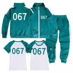 Blækspruttekostume til drenge og piger, 456, jakke, T-shirt + bukser + sweater 3 dele - WELLNGS Coat-T-Shirt-Pants 150 (10-12Y)