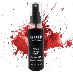 Blodstænk Rød Spray, Halloween Fake Blod Makeup, Fake Blod Spray, Vaskbar Blod Makeup til Vampyr Zombie Blod, 50g (Fake Blod Spray)
