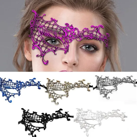 Blonde Øjenmasker Maskerade Masker STIL 6 STIL 6 Style 6