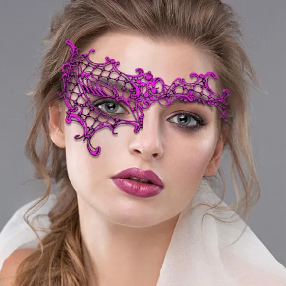Blonde Øjenmasker Maskerade Masker STIL 6 STIL 6 Style 6