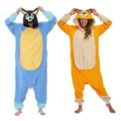 Bluey Familie Kostume Sæt til Børn Udklædning og Rollespil [ZHE] Bluey 100 85