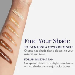 Body Coverage Perfector Vandtæt Ben- og Kropsmakeup - Tatoveringsdækkende Makeup - Lys Natur - 100ml Warn Radiance