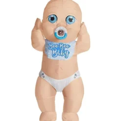 Boo Boo Baby Oppustelig Voksenkostume til Temafester og Halloween, One Size Giant baby doll