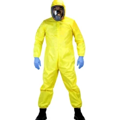 Breaking Bad Walter White Gul Jumpsuit Cosplay Kostume til Halloween [JSR] Men XXL