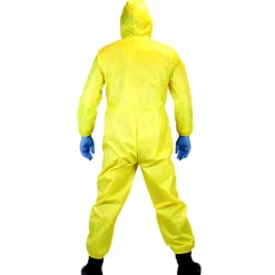 Breaking Bad Walter White Gul Jumpsuit Cosplay Kostume til Halloween [JSR] Men XXL