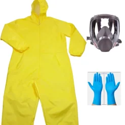 Breaking Bad Walter White Gul Jumpsuit Cosplay Kostume til Halloween [JSR] Men XXL