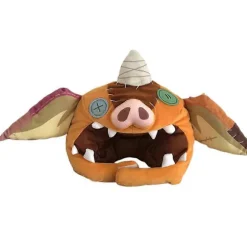 Børn og voksne BOTW Bokoblin Maske TOTK Link Gris Plys Fuld Hoved Hætte Maske Hat