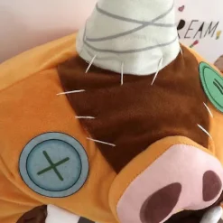 Børn og voksne BOTW Bokoblin Maske TOTK Link Gris Plys Fuld Hoved Hætte Maske Hat