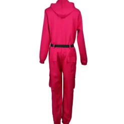 Børn Unisex Squid Game 2 Kostume Cosplay Jumpsuit + Squid Game Maske Halloween Outfit Gaver Party 7-9 år square 7-9years 7-9years square