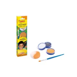 Børne makeup - Jovi - Etui med 3 flasker - 8 ml pr. flaske - Hvid, Orange, Sort