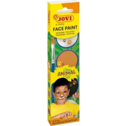 Børne makeup - Jovi - Etui med 3 flasker - 8 ml pr. flaske - Hvid, Orange, Sort