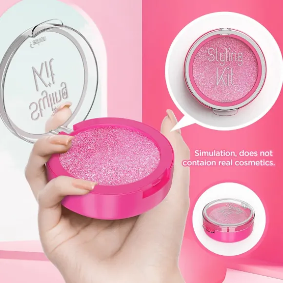 Børne Make-up Legesæt – Mit Nye Styling Kit (10 Dele) til Piger 3+ År blå