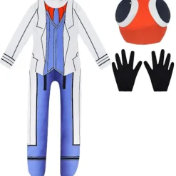 Børne Rainbow Friends Kostume Rød Myremand Cosplay Jumpsuit Kostume 140 (135-145CM) - Perfet 150(145-155CM)