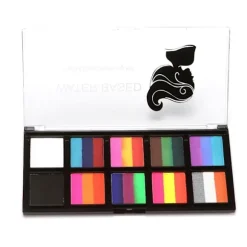 Børnemakeup, delt kagepalet, ansigtsmaling