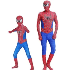 Børne/voksen Spider-man Cosplay Cosplay Jumpsuit 190 CM H 170 CM