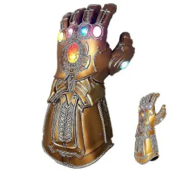 Børns Thanos Handsker Infinity Gauntlet Med Led Lys Avengers 4 Cosplay Legetøj[HK]