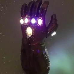 Børns Thanos Handsker Infinity Gauntlet Med Led Lys Avengers 4 Cosplay Legetøj[HK]